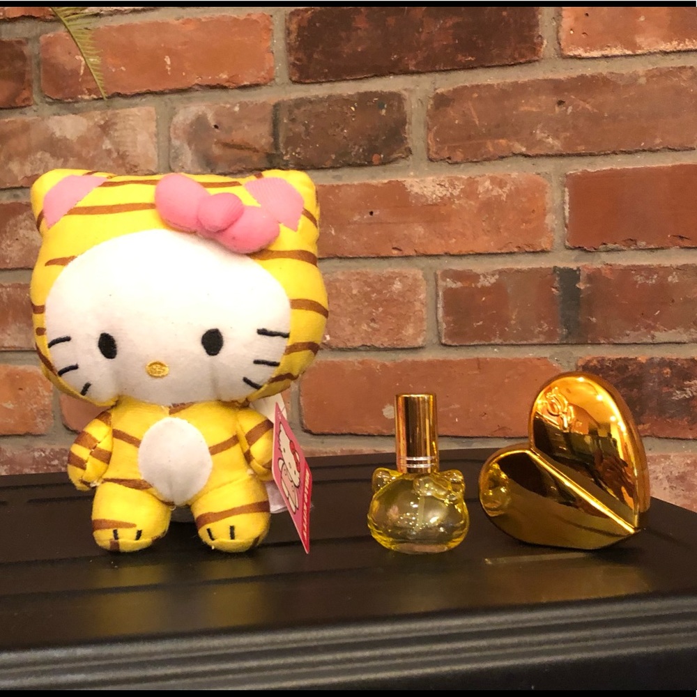 Hello Kitty Tiger Plush & HK refill bottle